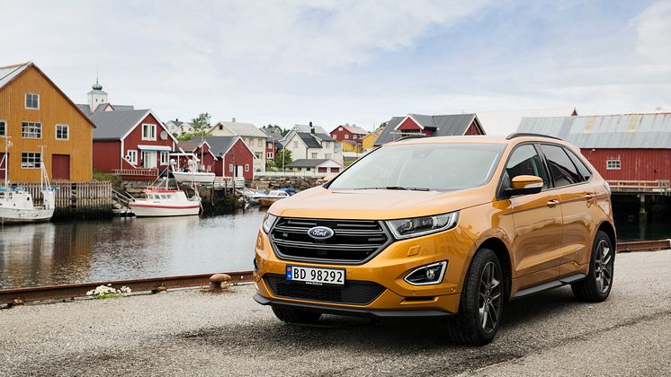 Ford-lansering av nye Edge og Ranger i Molde