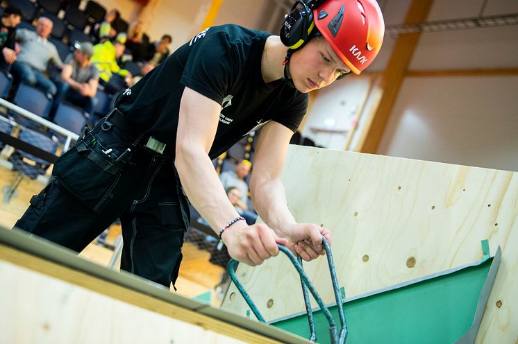 3:a Lucas Svensson från Bromangymnasiet i Hudiksvall