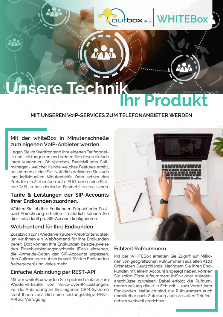 outbox AG - Produktflyer WHITEBox