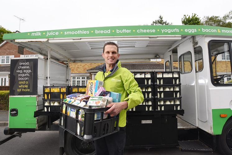 Camberley milkman Darren Barnes