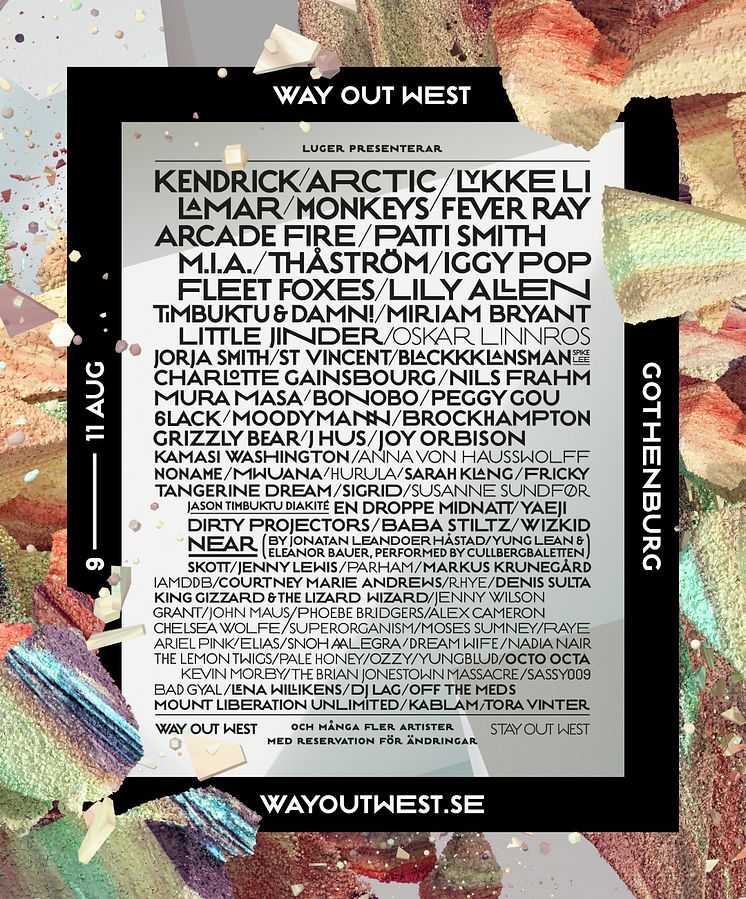 Way Out West – Lineup