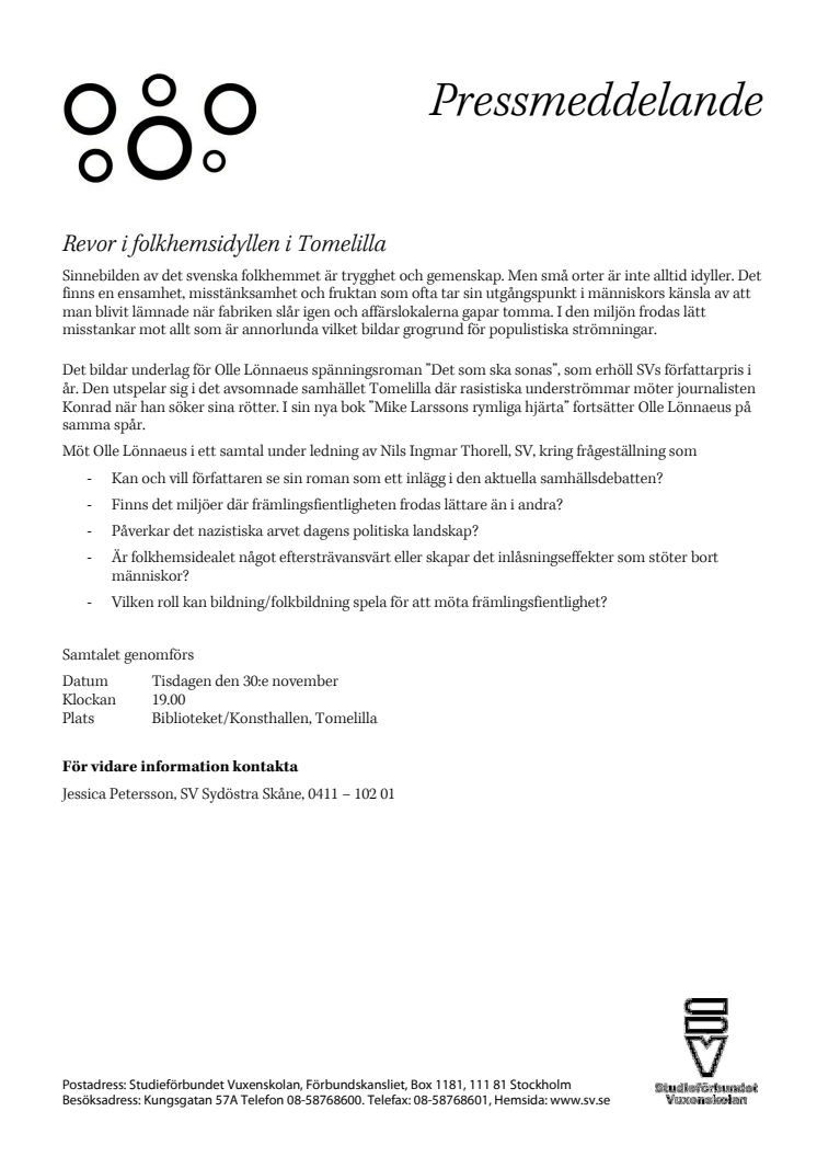 Tomelilla ingen idyll