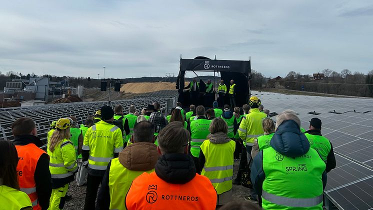 Invigning Rottneros solpark