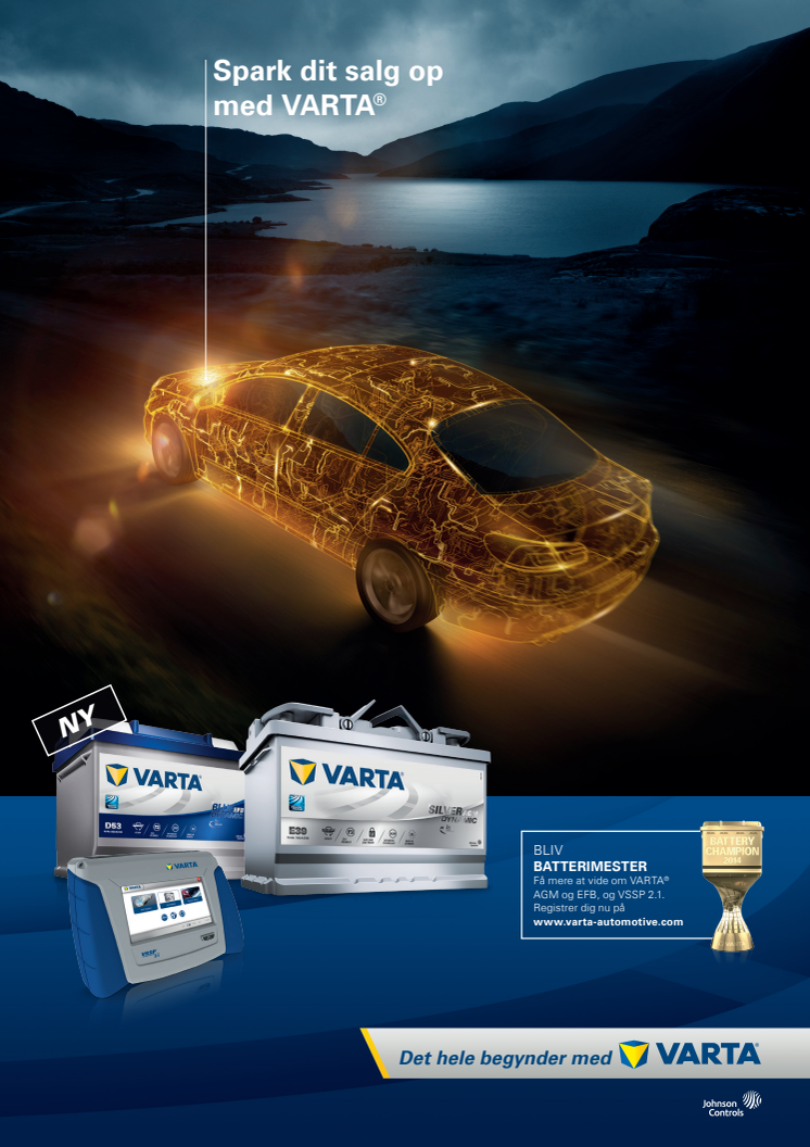 Spark dit salg i gang med VARTA® - bliv Batterimester 