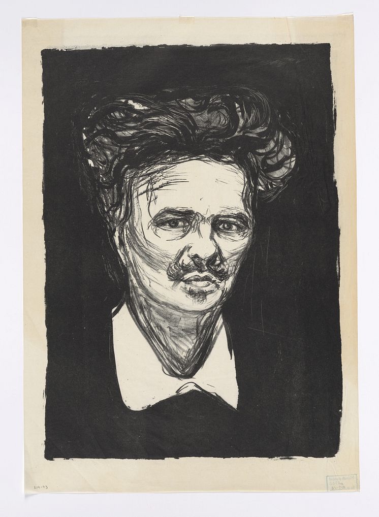 Edvard Munch: August Strindberg (1896)