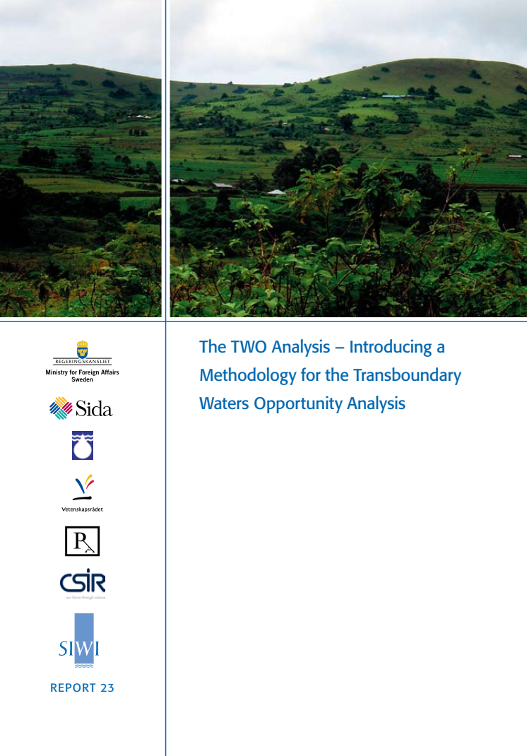 Transboundary Waters Opportunity Analysis Report