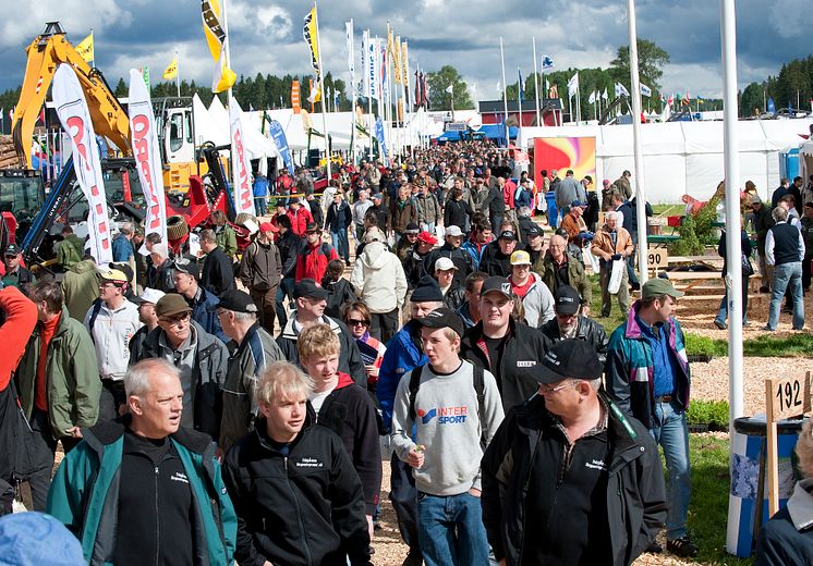 Mässbesökare på Elmia Wood 2009.