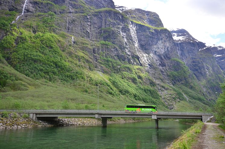 FlixBus Norway landscape