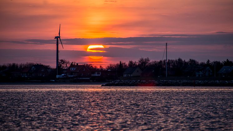 Solnedgang over Fuursund