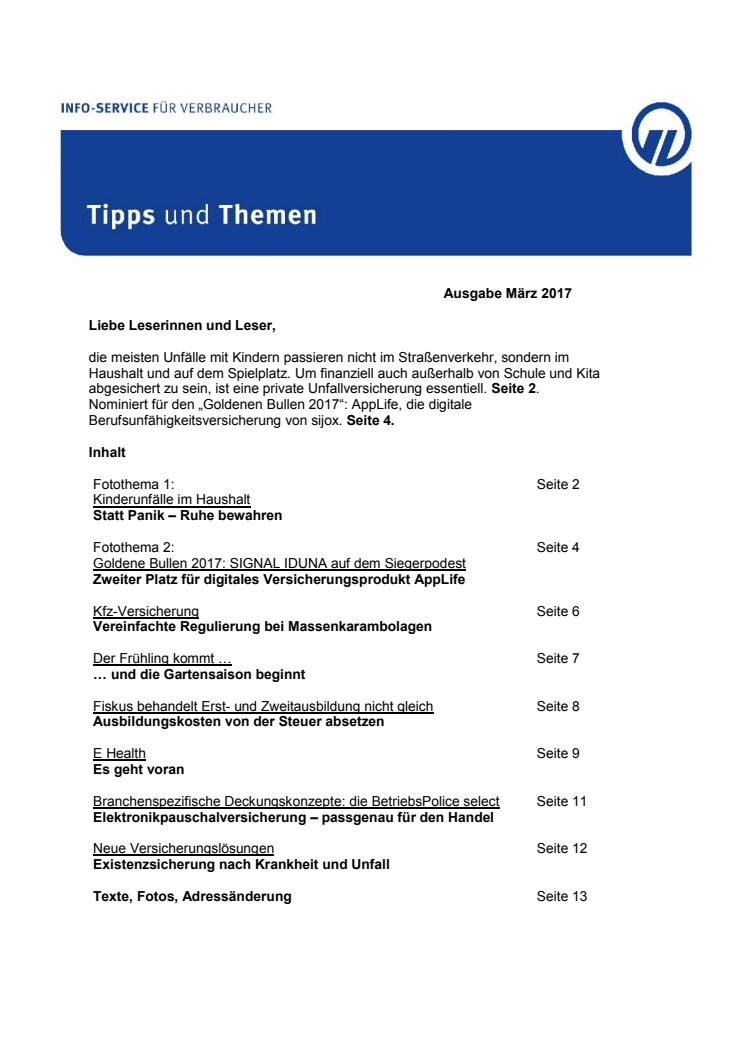 Tipps und Themen 3-2017