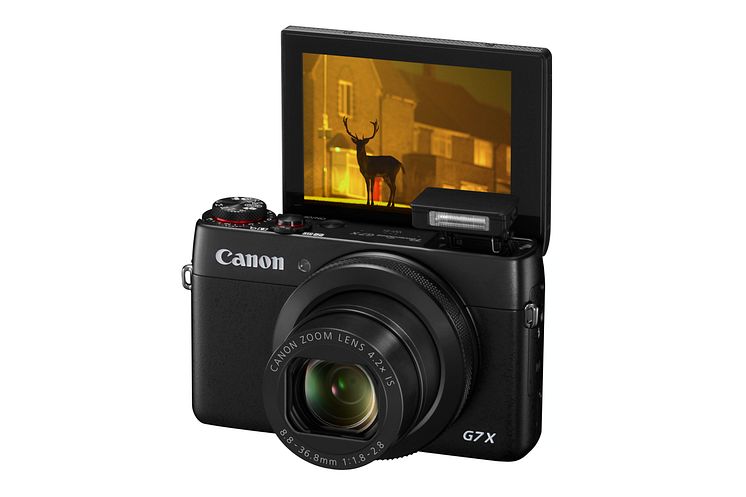 Canon PowerShot G7 X skärm