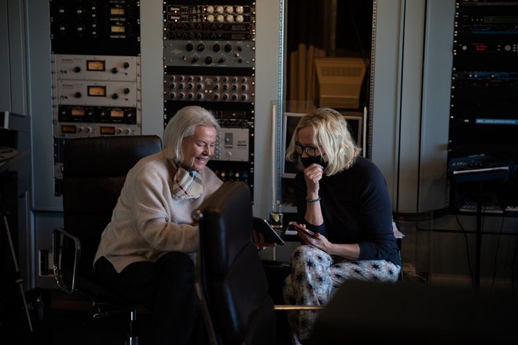 ABBA - Studio image (Credit: Ludvig Andersson)