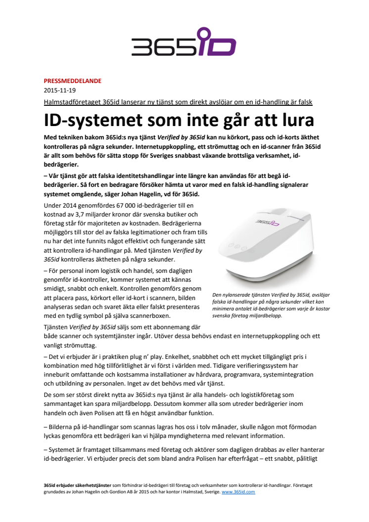 ID-systemet som inte går att lura