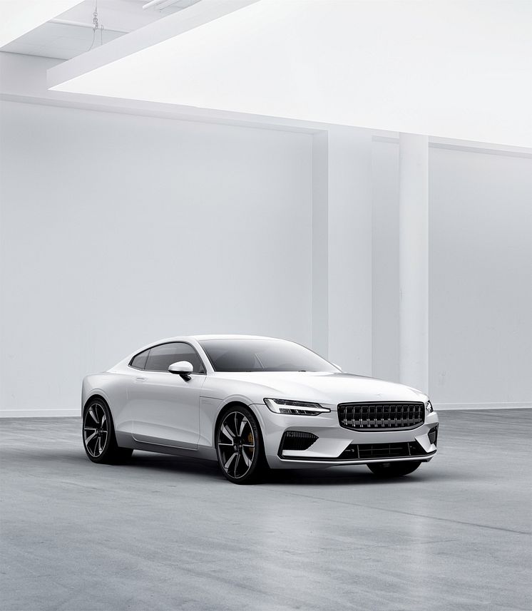 Polestar 1 white exterior front