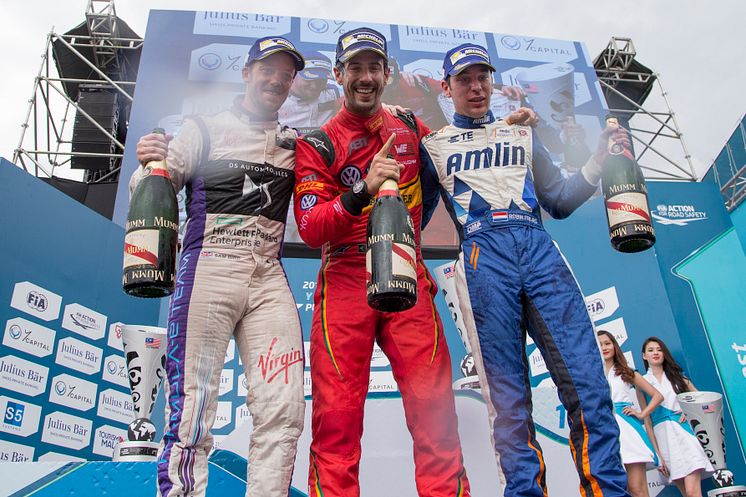 Formula E winners - November 2015, Putrajaya, Malaysia