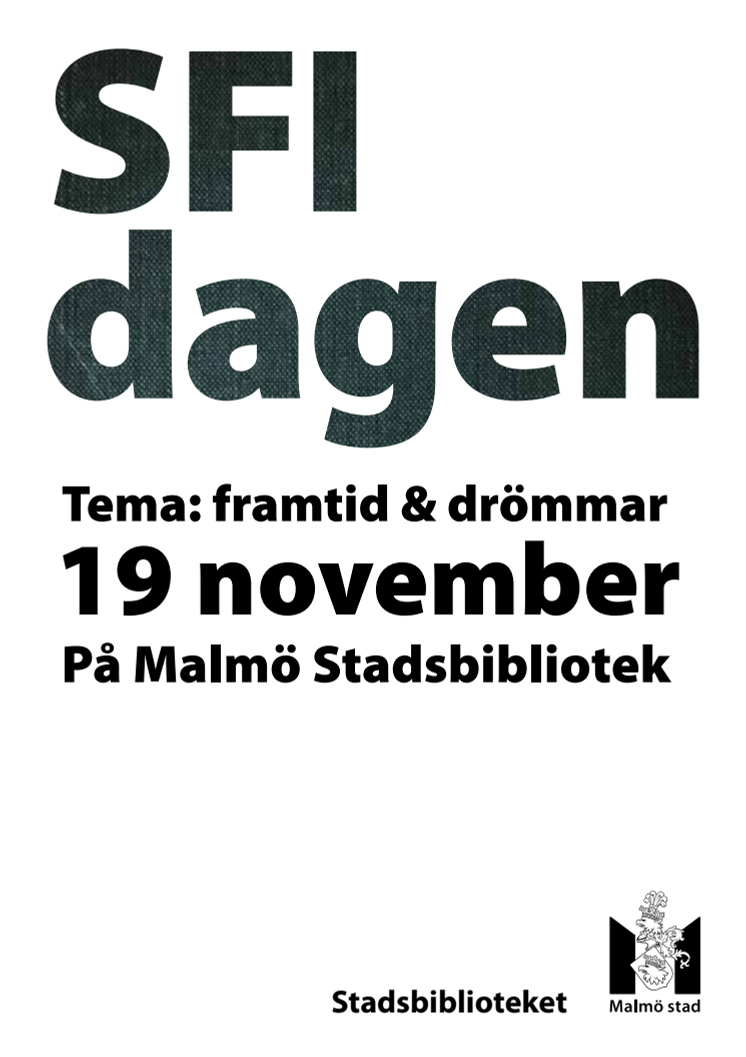 Sfi-dagen 19 november – program