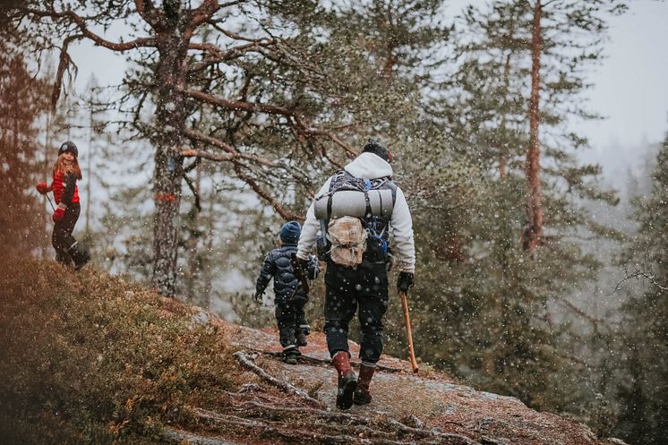 Familjevandring senhöst i Höga Kusten 