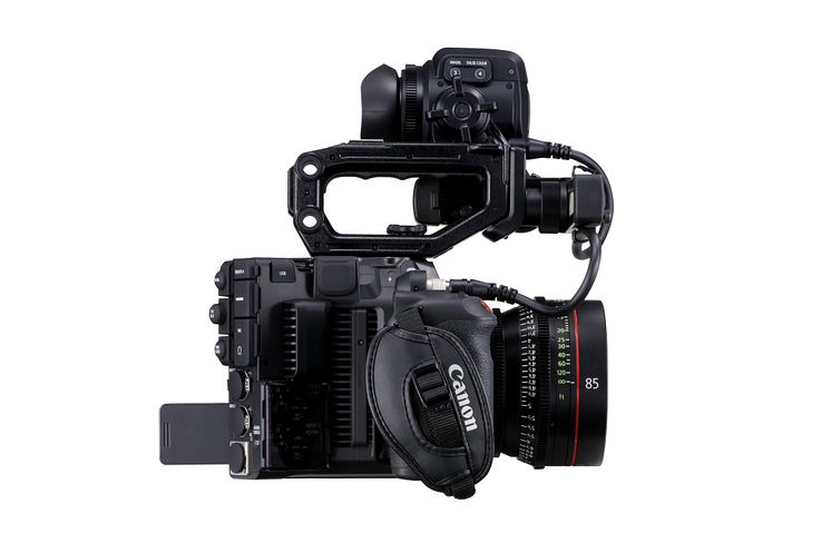 EOS C500 Mark II WITH EF CINE PRIME AND EVF-V70 LEFT SIDE