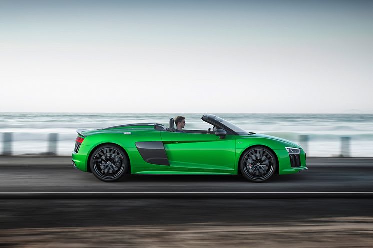 Audi R8 Spyder V10 plus (Micrommatagrøn)