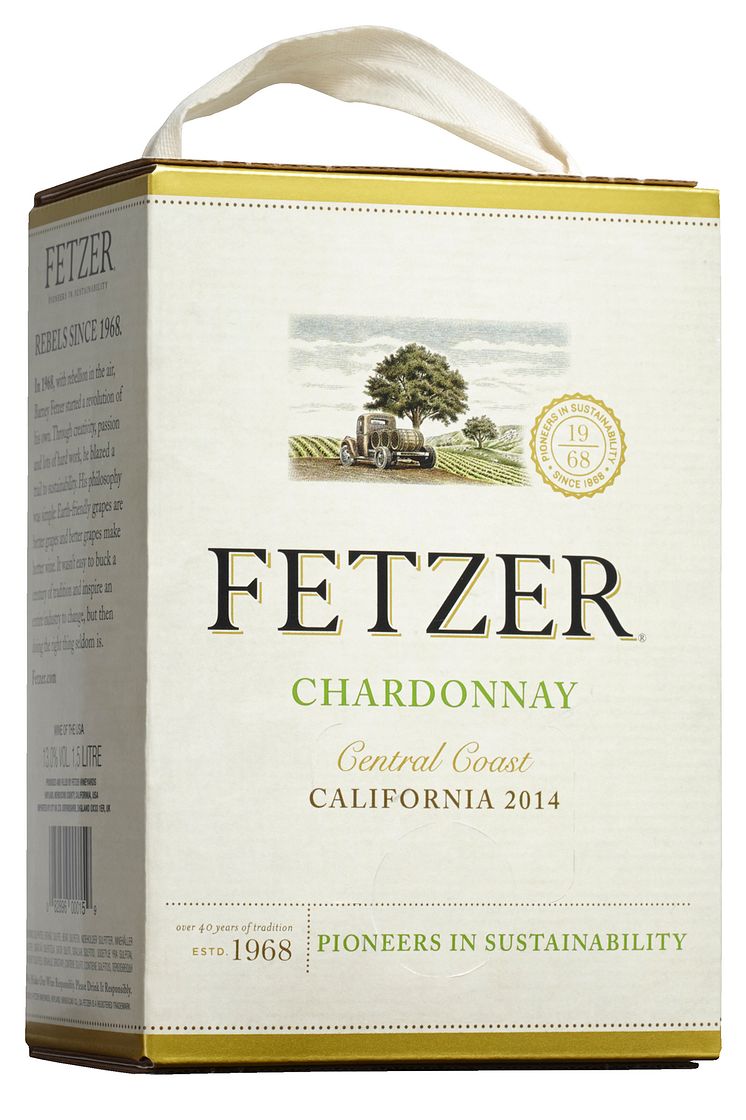 Fetzer Chardonnay BiB, art.nr: 2148