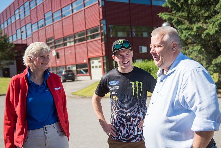 Fra pressekonferansen hvor Ford Motor Norge og forsikringsselskapet If lanserer et unikt opplæromgsprogram for unge sjåfører Ford Driving Skills for Life