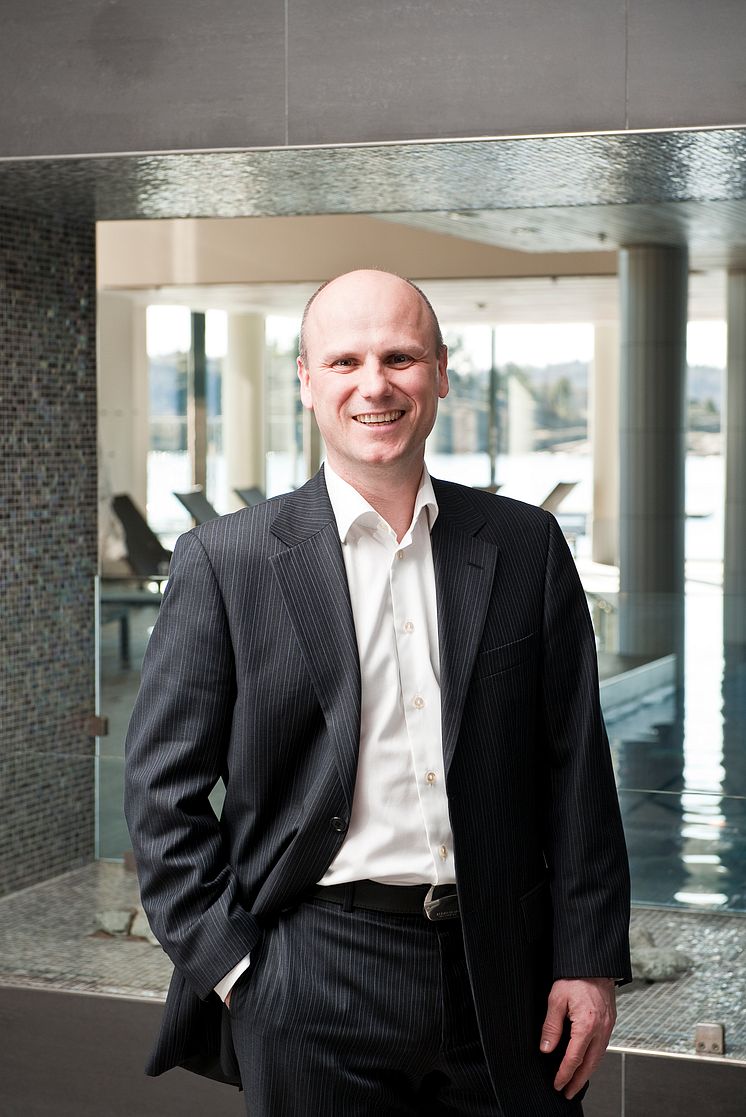Andre Schreiner, hotelldirektør for Clarion Hotel Royal Christiania