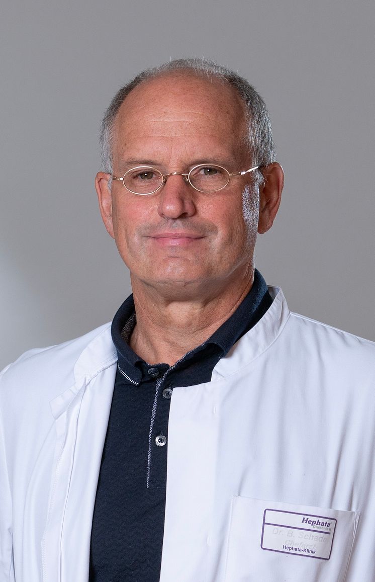 Dr. Bernd Schade, Chefarzt der Hephata-Klinik