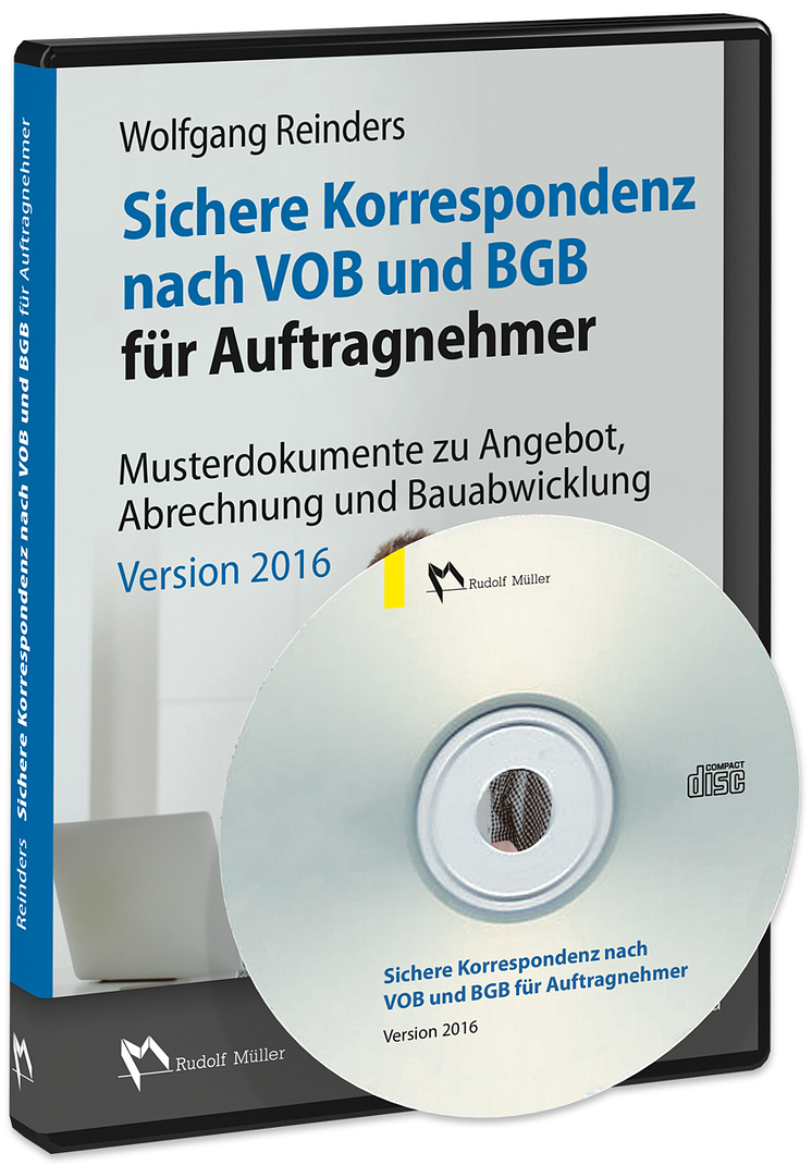 Sichere Korrespondenz nach VOB und BGB für Auftragnehmer 3D (png)