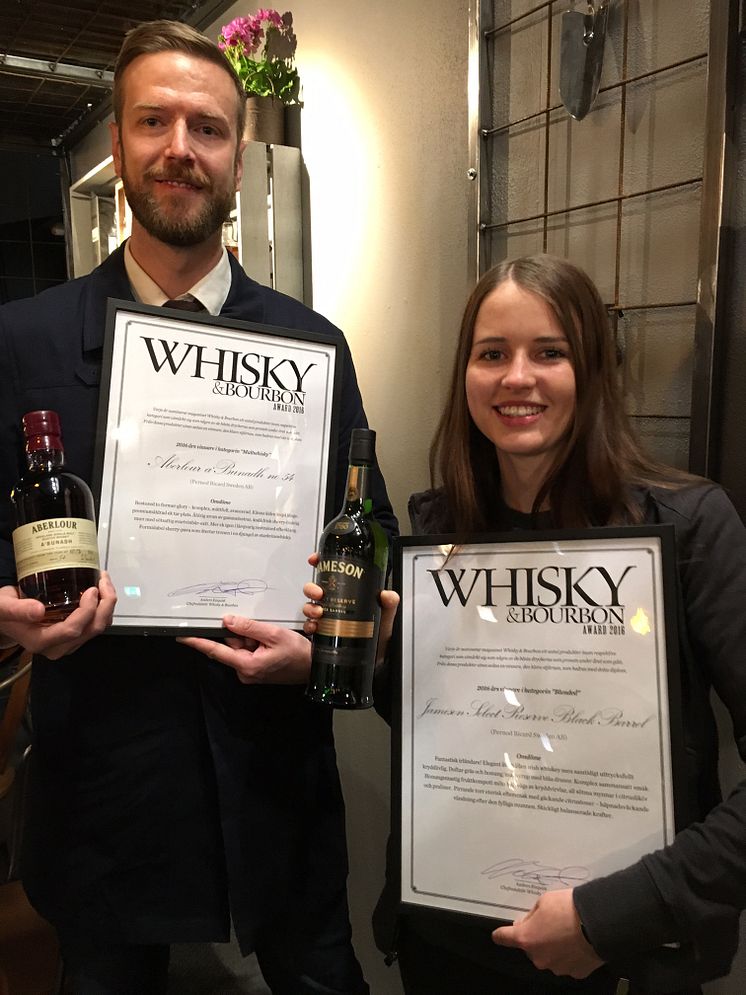 Whisky Ambassadors Olof Noréus & Claire Gavin