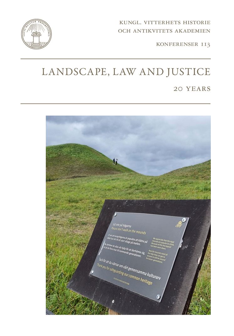 Cover Landscape, law and justice