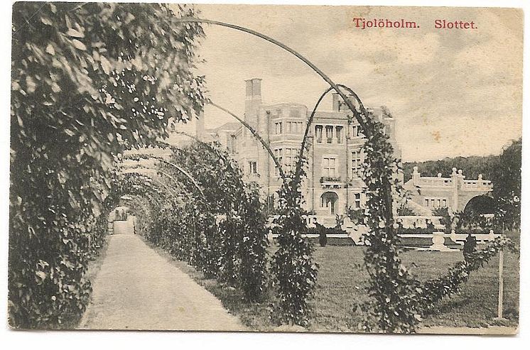 Rosengången vid 1900-talets början, Tjolöholms slottsarkiv
