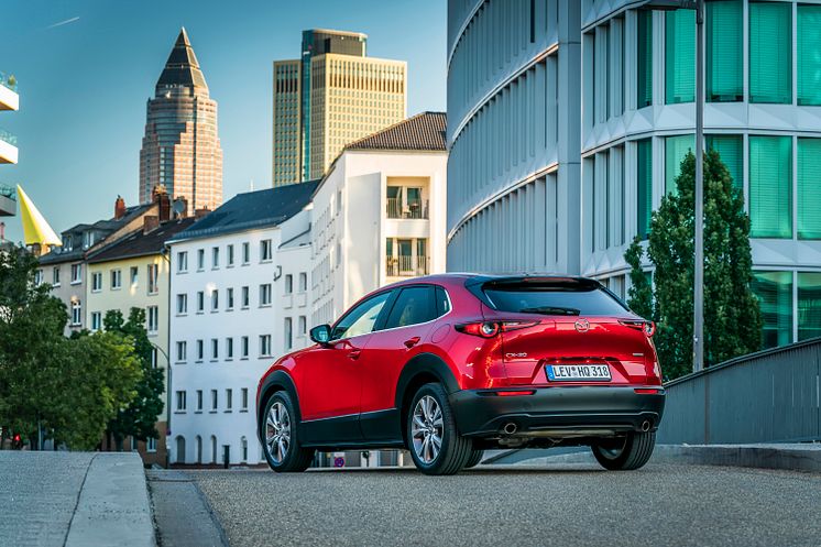 Mazda CX-30 i Soul Red Crystal