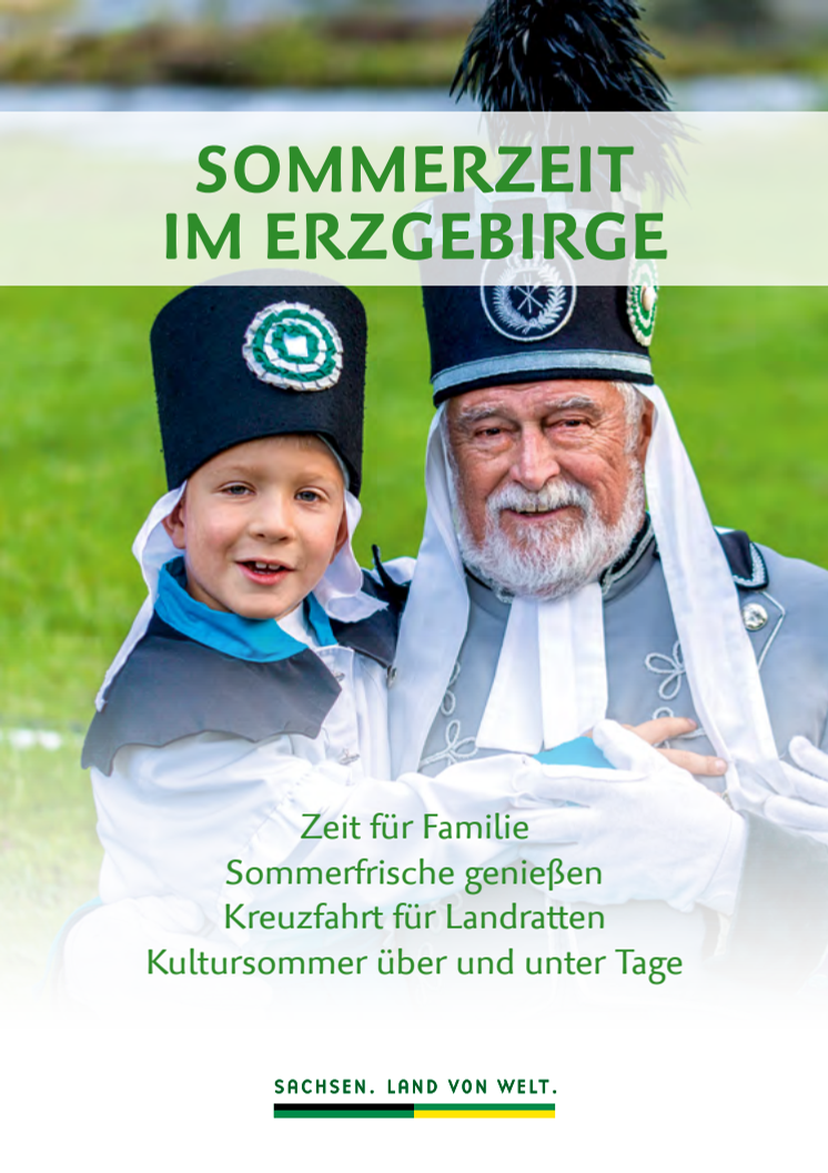 Angebotsbroschüre Sommerzeit im Erzgebirge 2019 