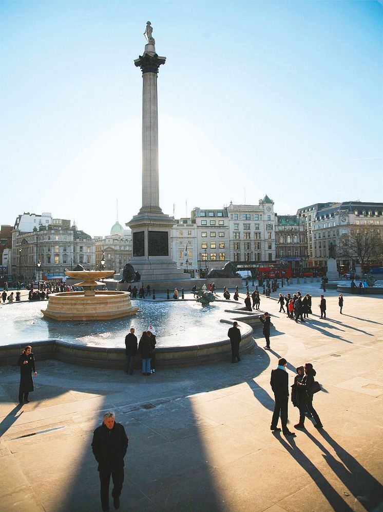 Trafalgar Square i London