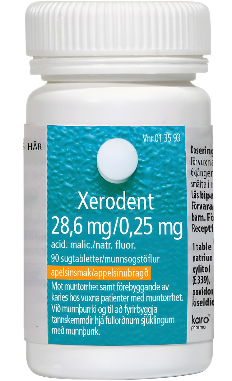 Xerodent 90 sugtabletter