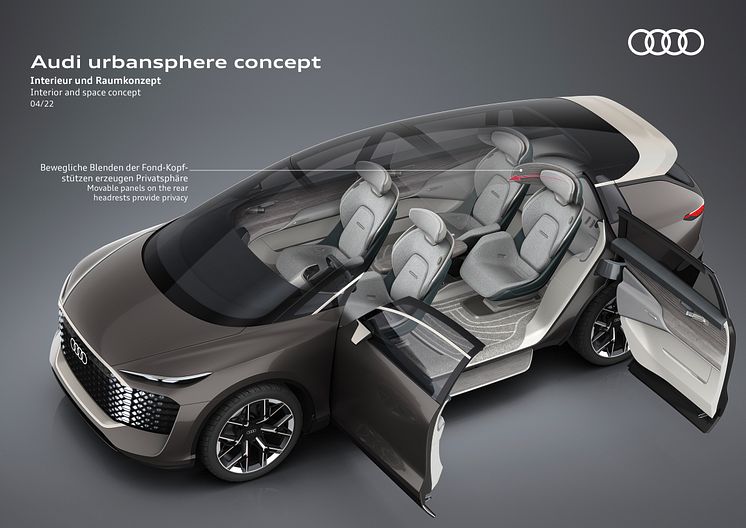 Audi urbansphere concept - illustration