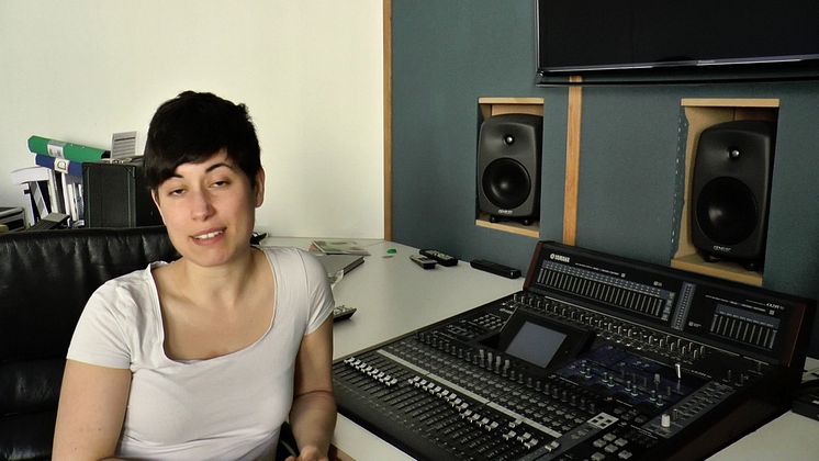 Videoklipp om The City Composing, Hara Alonsos masterprojekt på Kungl. Musikhögskolan maj 2015