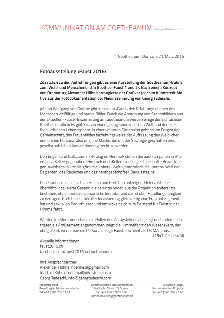 Fotoausstellung ‹Faust 2016› am Goetheanum (PDF)