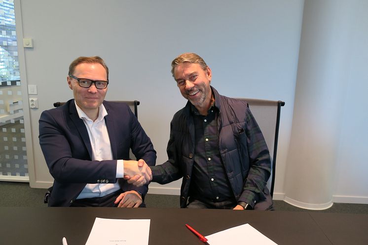 Capgemini signering av samarbeidsavtale 2018