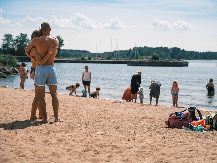 Bada i Göta kanal