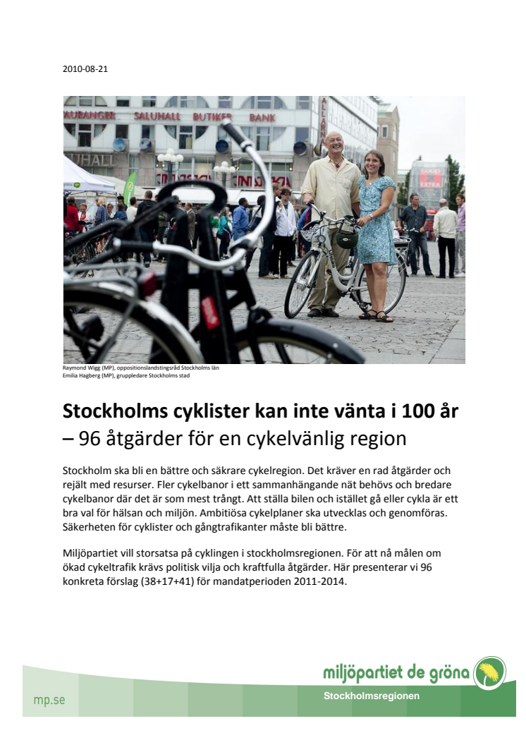 Cykelförslag och kartor över utbyggnader 