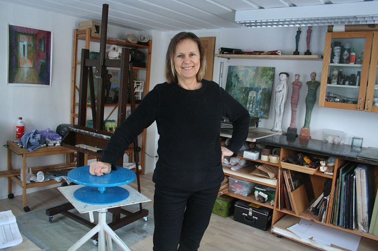 Marianne Degerman bjuder in till sin ateljé på Vinterspår
