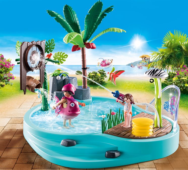 Spaßbecken mit Wasserspritze (70610) von PLAYMOBIL