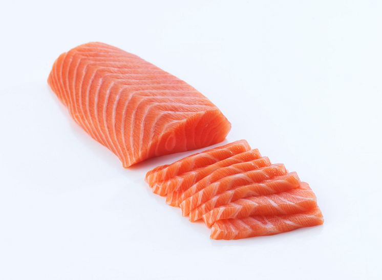 Laksefilet i skiver - Norwegian salmon fillet