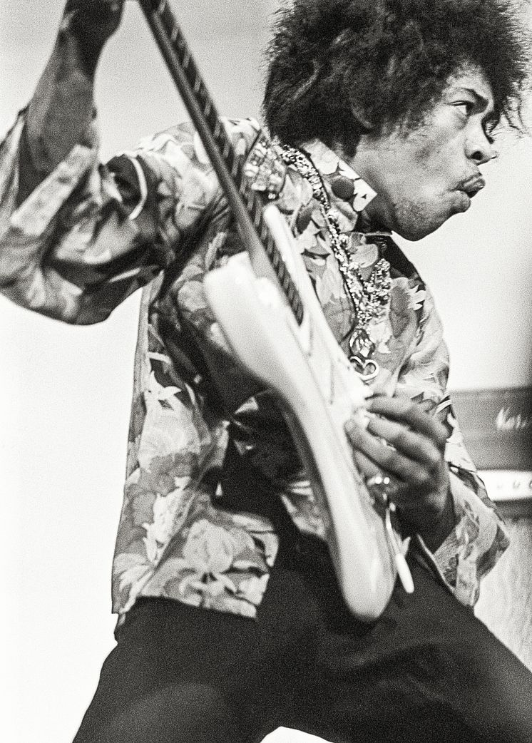 Jimi Hendrix Gröna Lunds stora scen 1967 © T H U R E S S O N ’ S   P H O T O   C O L L E C T I O N