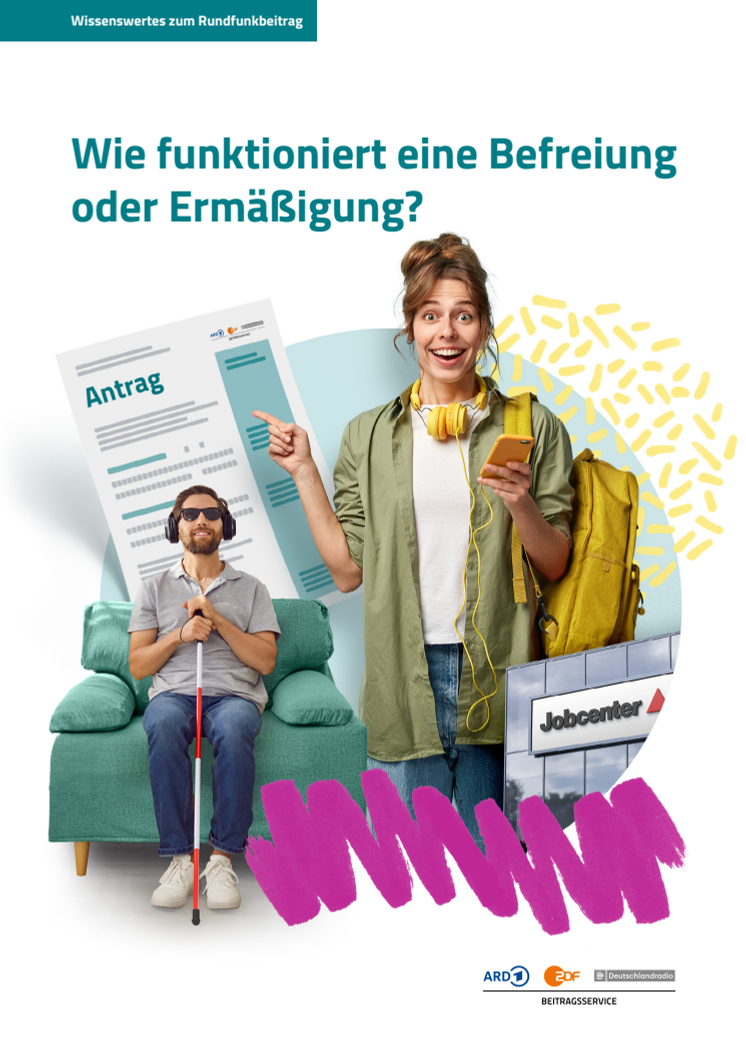 Infobroschüre Befreiung und Ermäßigung
