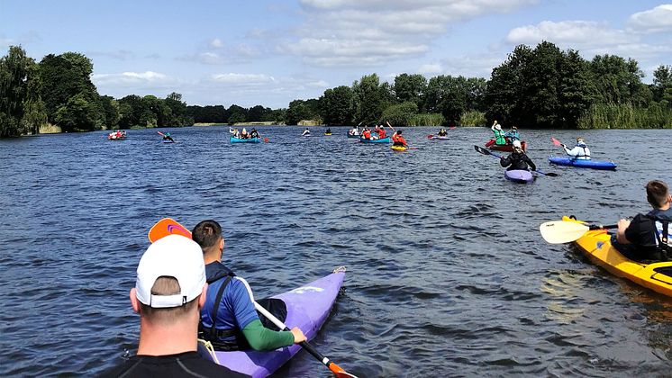 Sportstudierende der Universität Vechta lernen „Auf dem Wasser“ | Kanu-Exkursion 2025 