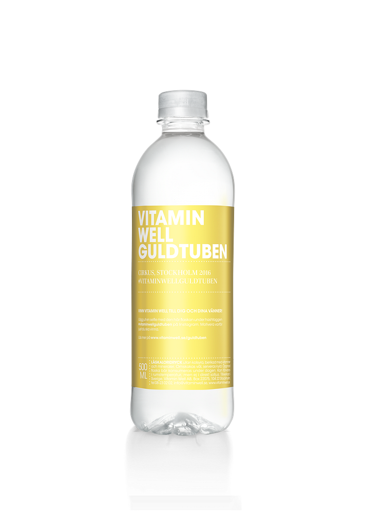 Vitamin Well stolt sponsor av Guldtuben 