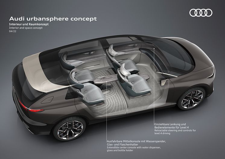 Audi urbansphere concept - illustration