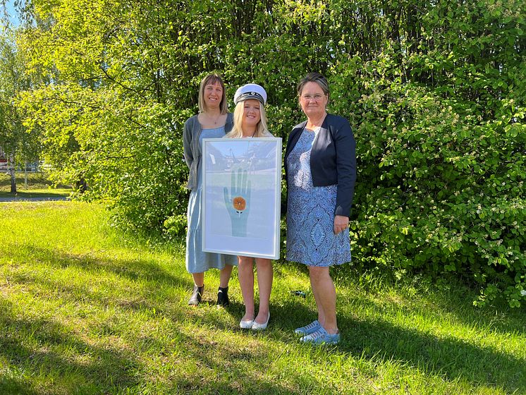 Lena Fagerlönn Region Norrbotten, Fanny Sandström stipendiat och Ewa  Karlsson Sjölander